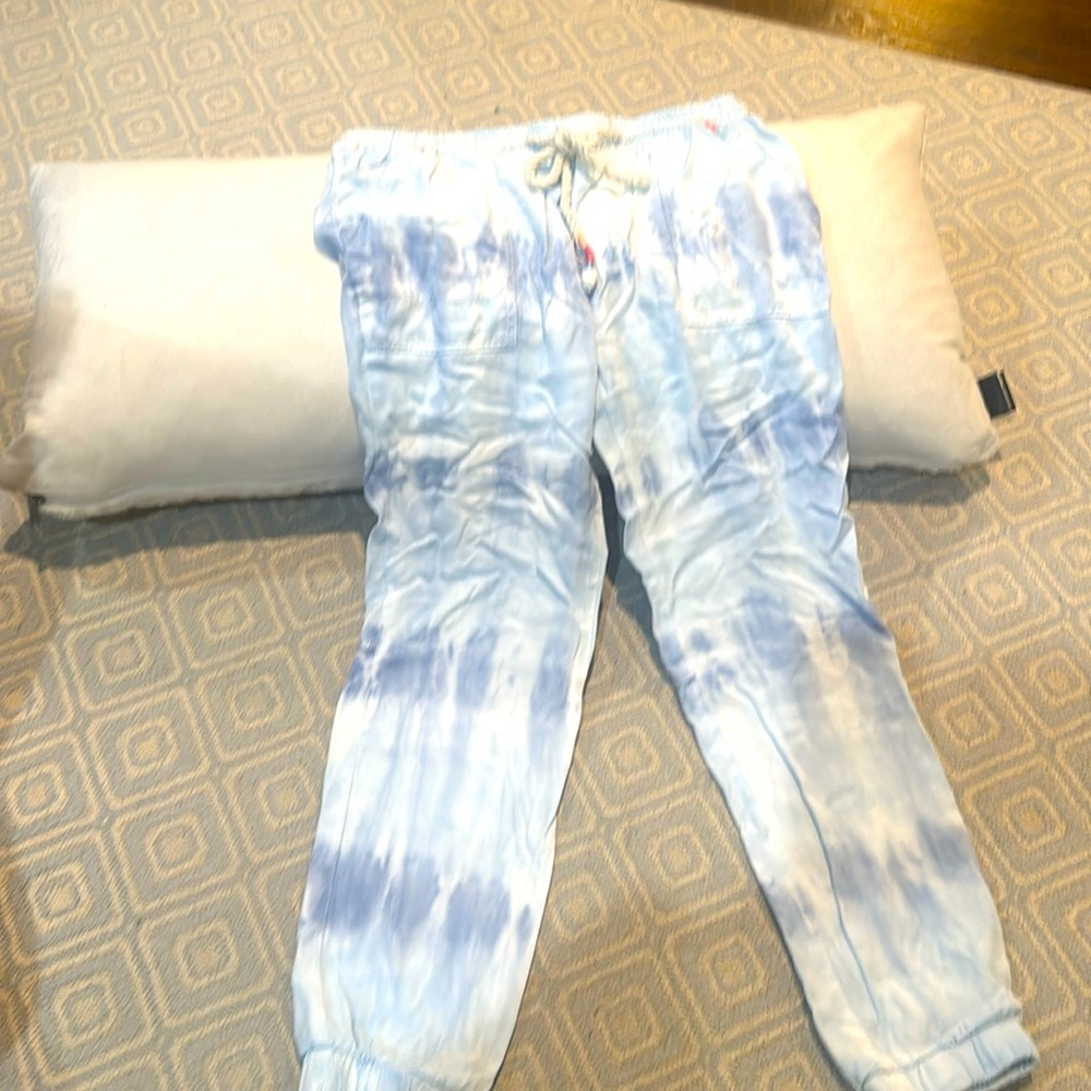 Vintage Havana tie dye cotton joggers. Size S.